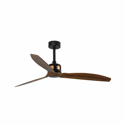 COPPER Black/Walnut ceiling fan Ø128cm with remote control included
