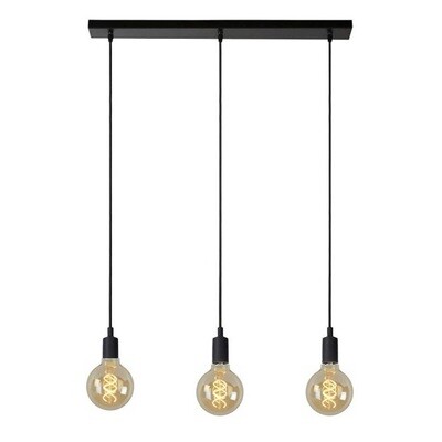 FIX pendant lamp 3xE27 D95 2200K Amber 780lm Black Dimmable FIX pendant lamp 3xE27 D95 2200K Amber 780lm Black Dimmable