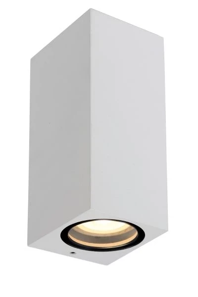 ZARO square Wall spotlight Outdoor  2xGU10 IP44 White