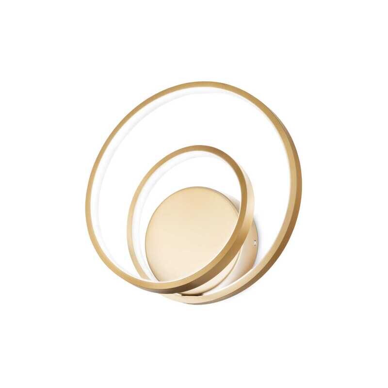 OZ wall light 28W LED, 3000K, 2500lm, Brass