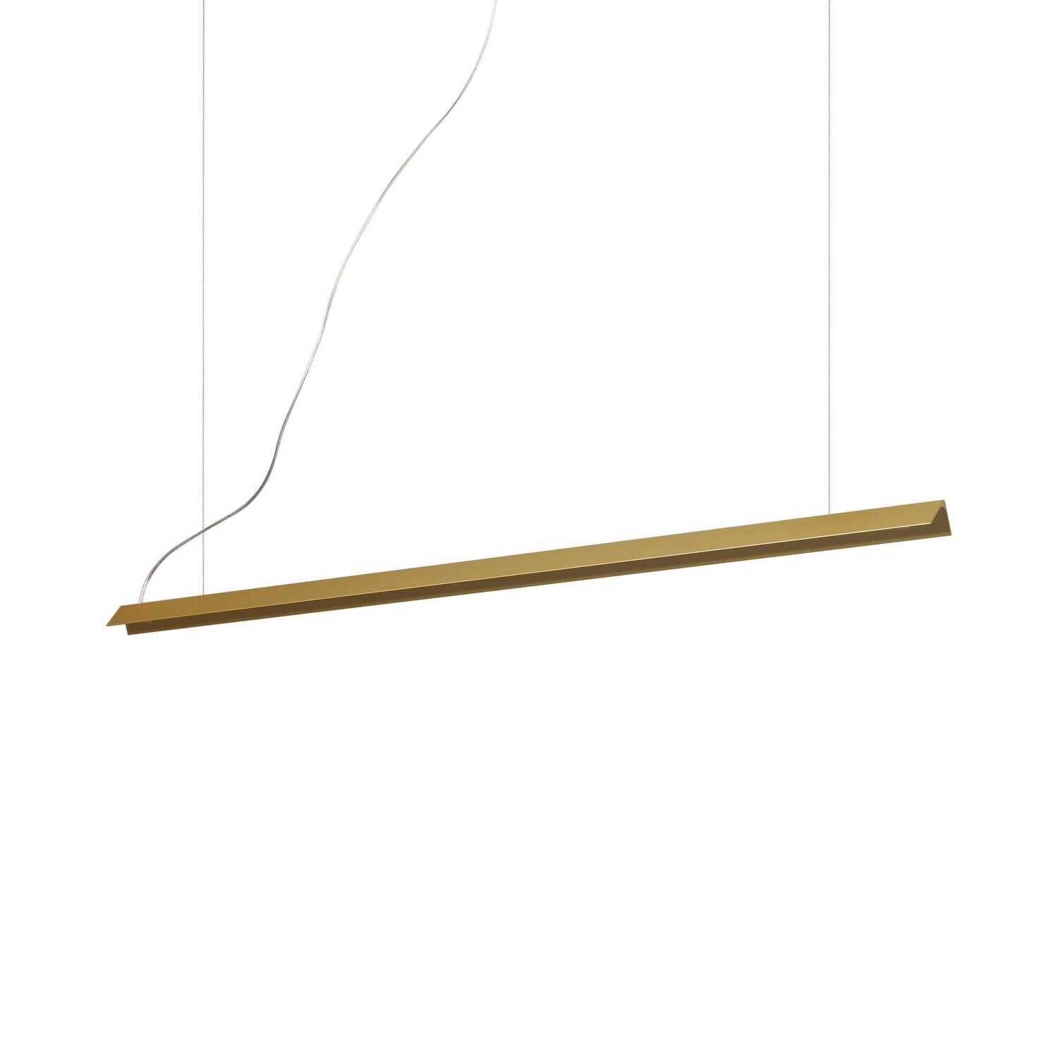 V-LINE Linear Pendant Lamp 20W LED 3000K 1800lm Brass