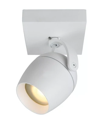 PRESTON Orientable Ceiling spotlight 1xGU10 IP44 White