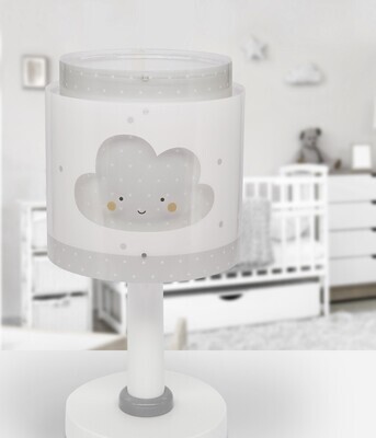 BABY DREAMS Childrens Table Lamp 1xE14 Cloud Grey