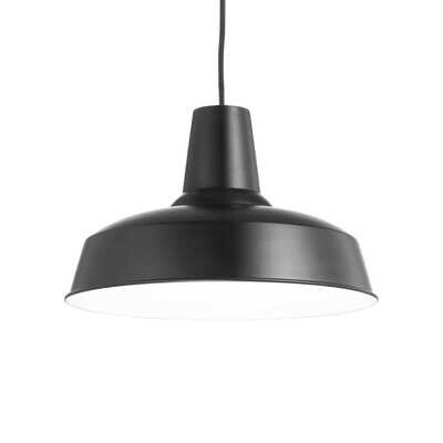 Moby single pendant Ø35 1xE27 Black/White