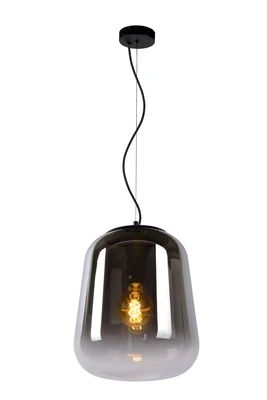 GLORIO Pendant light Ø32cm 1xE27  Smoke Grey