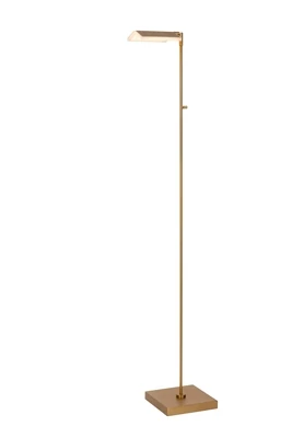 AARON Floor Reading Lamp LED 1x12W 2700K Dimmable Brass