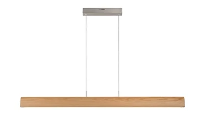 SYTZE linear pendant luminaire 1250mm 34W 1700lm Wood look