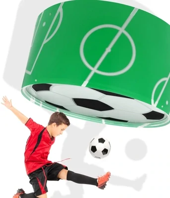 FOOTBALL Childrens Ceiling Lamp 2xE27