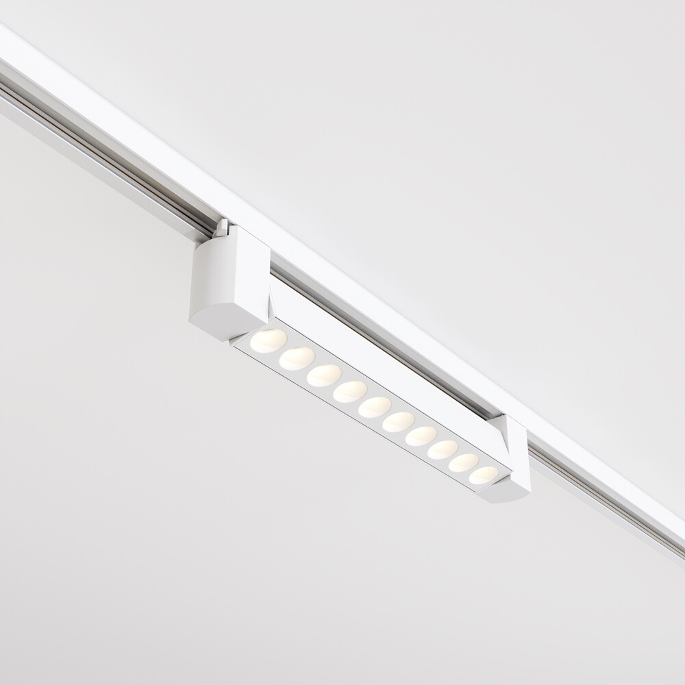 LINEAR S  ADJUSTABLE track module for single phase track system LED 10W White