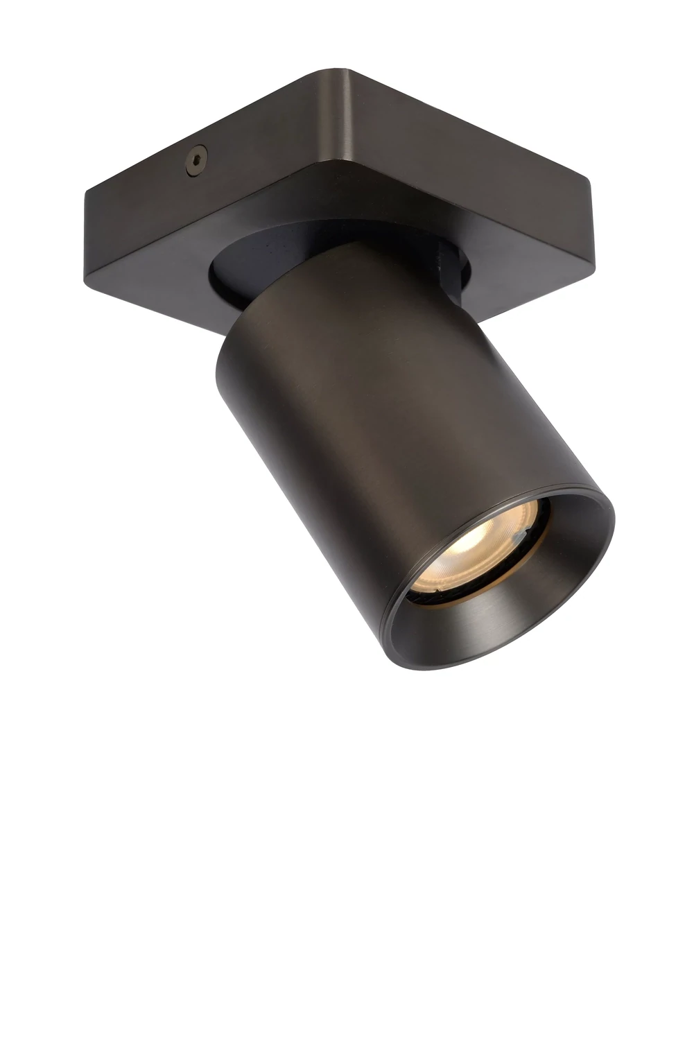 NIGEL Ceiling spotlight LED Dim to Warm GU10 1x5W 2200K/3000K Black Steel