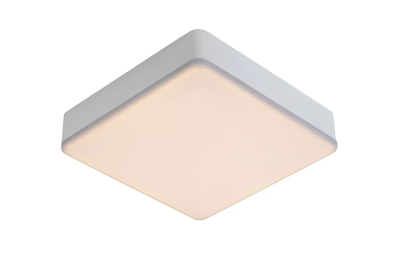 CERES SQ LED Flush ceiling light IP44  Ø 21,5 cm LED 1x30W 3000K White DIMMABLE