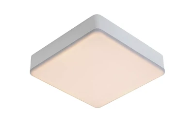 CERES SQ LED Flush ceiling light IP44 Ø 21,5 cm LED 1x30W 3000K White DIMMABLE