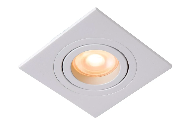 TUBE square tiltable Spot FRAME WHITE for LED GU10 light-source