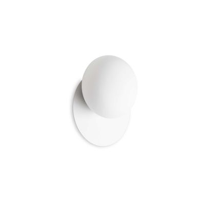 NINFEA Wall Light 1xGX53 White / Etched White Glass