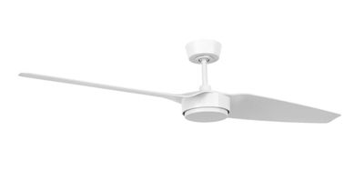 CONDOR White ceiling fan Ø137 2 blades with remote control