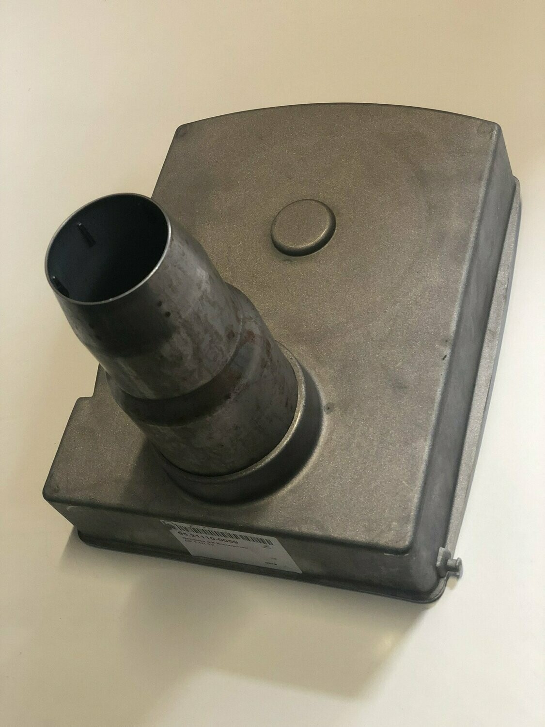 Housing with burner