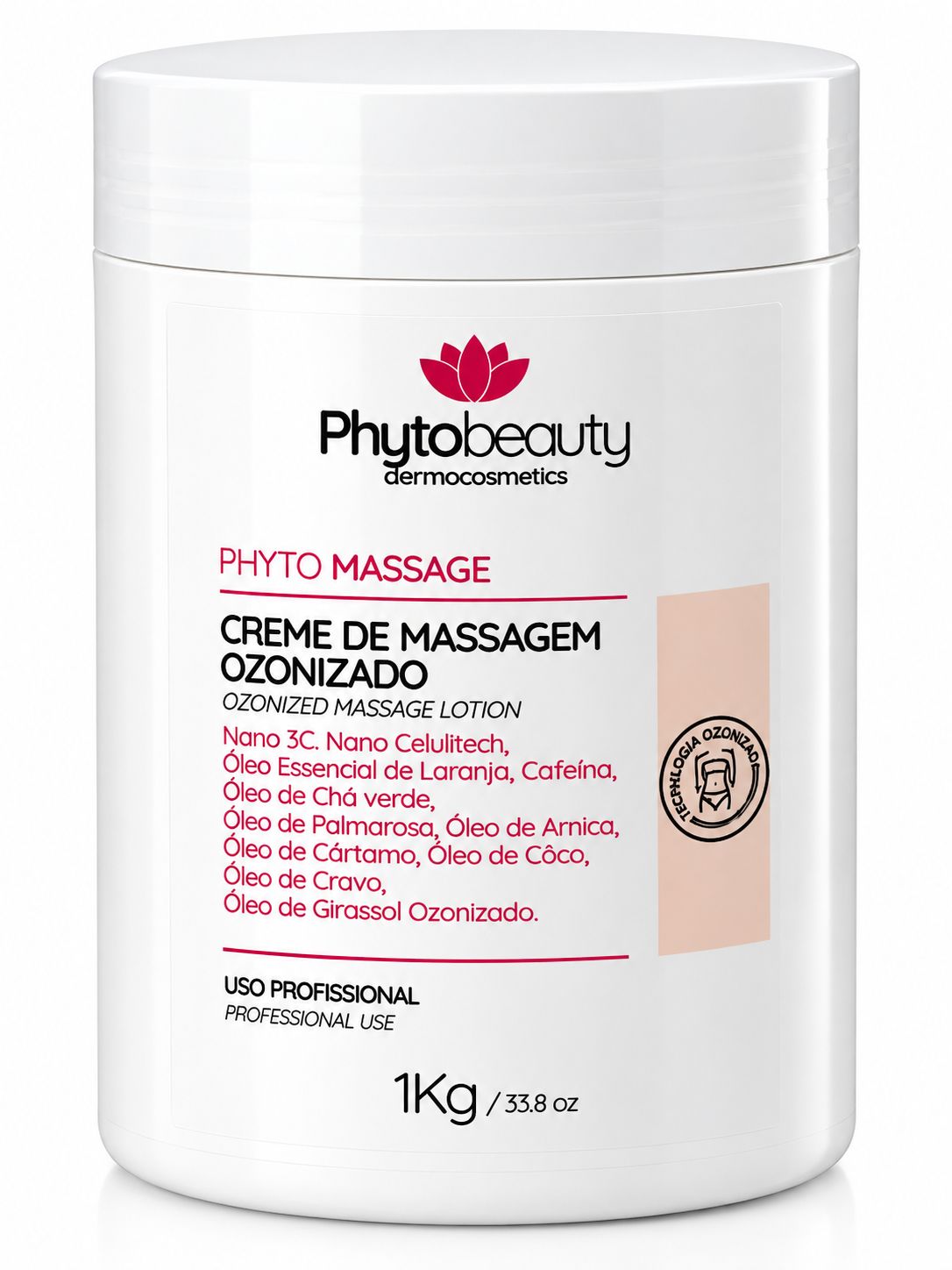 Phytobeauty Phyto Massage Ozonized Massage Cream 1 kg