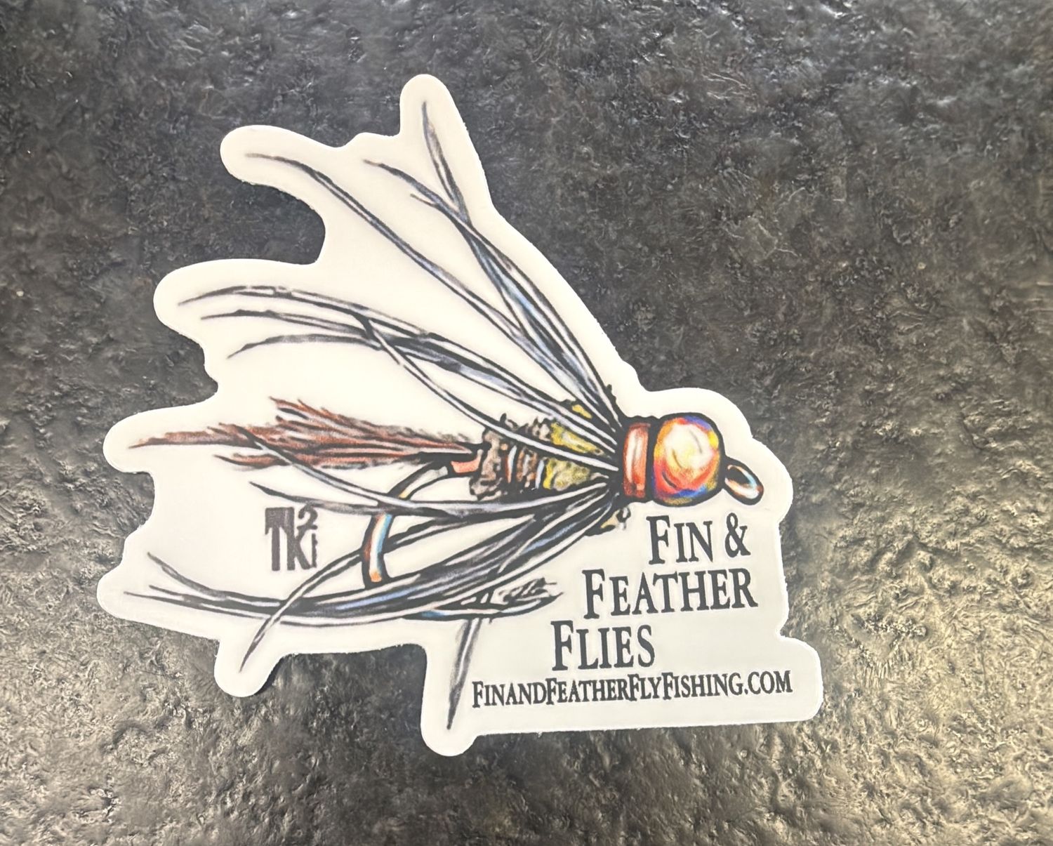 Fin &amp; Feather Flies Sticker - Small