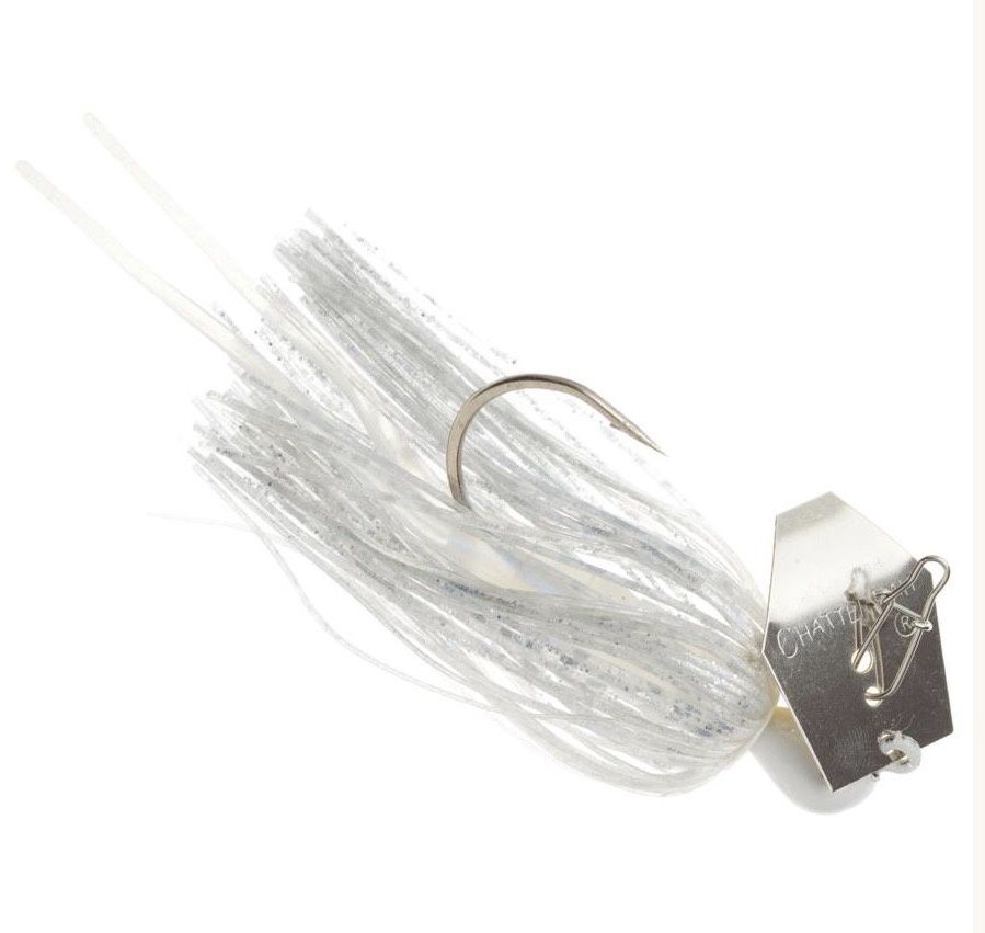 Chatter bait micro 1/8 0z, Colour: White