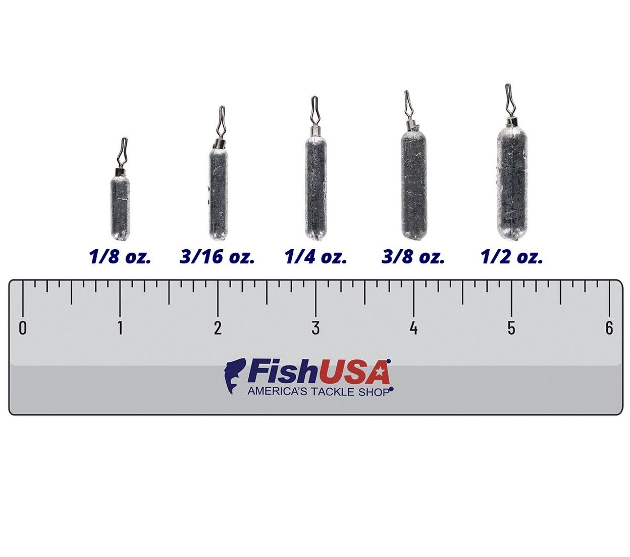 Finesse Drop Shot Weights, Size: 3/16