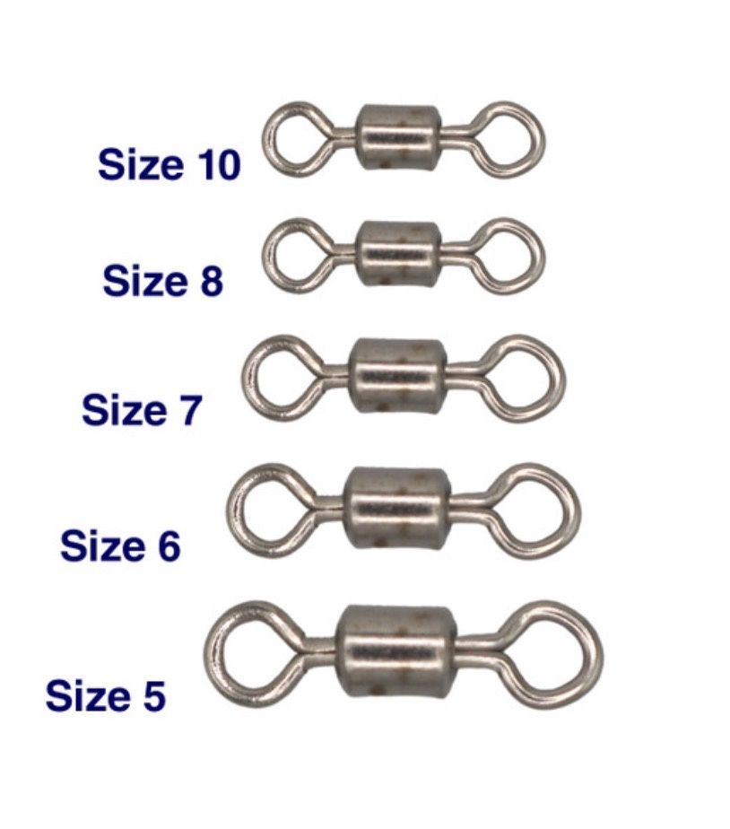 Premium Rolling Barrel Swivel, Size: 6