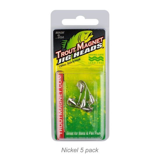 TM Jig Heads, Colour: Nickel Enviro Safe