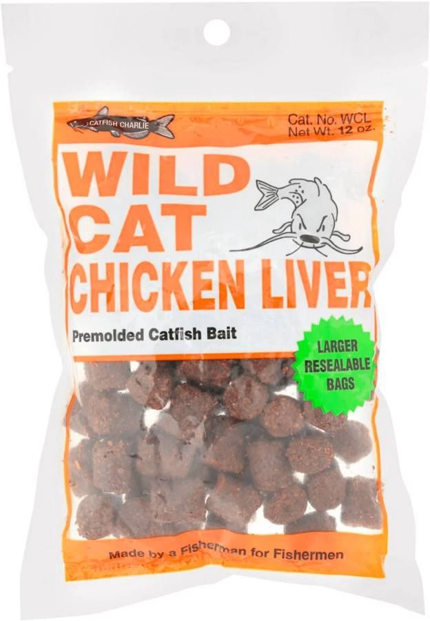 Dough bait catfish bait, Scent: Chicken liver