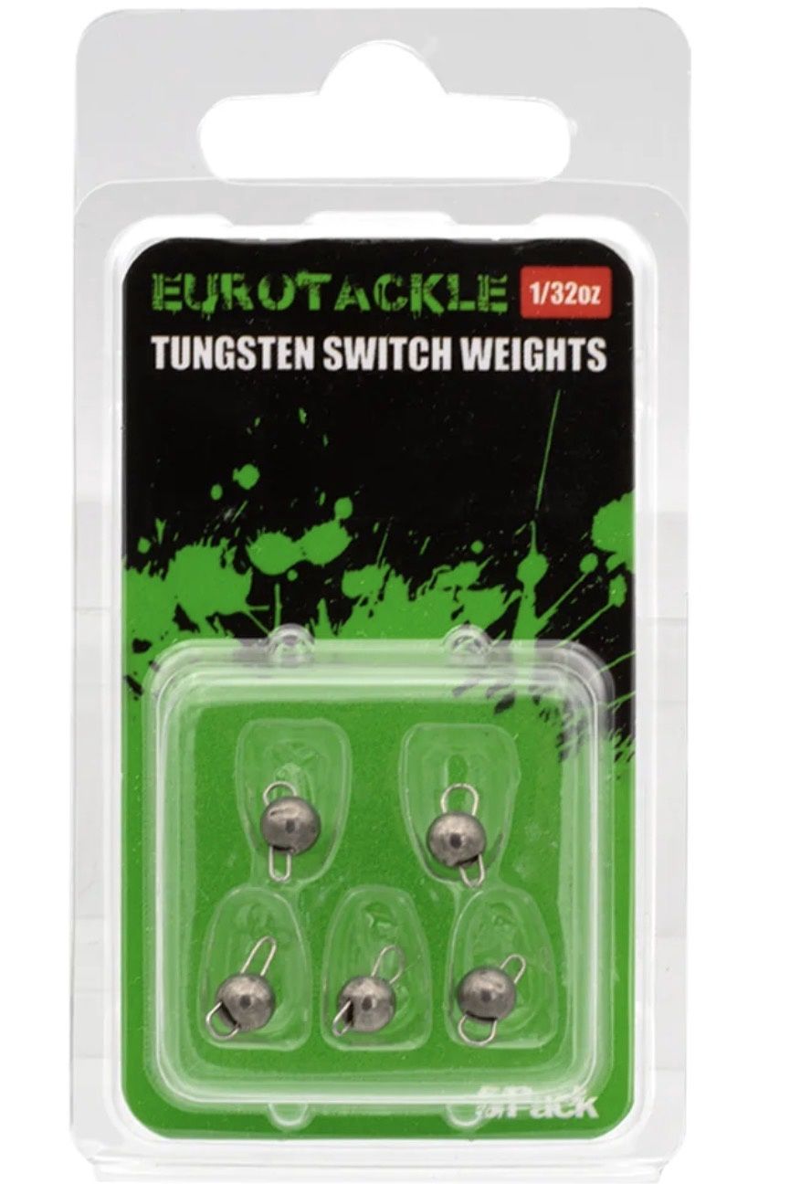 Tungsten Switch weights, Size: 1/32oz