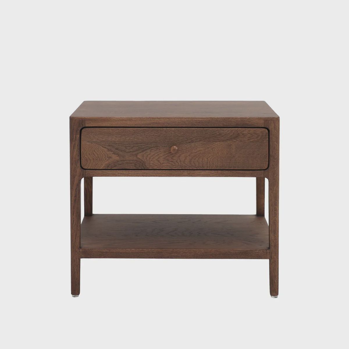 Lunde Bedside - Walnut Brown
