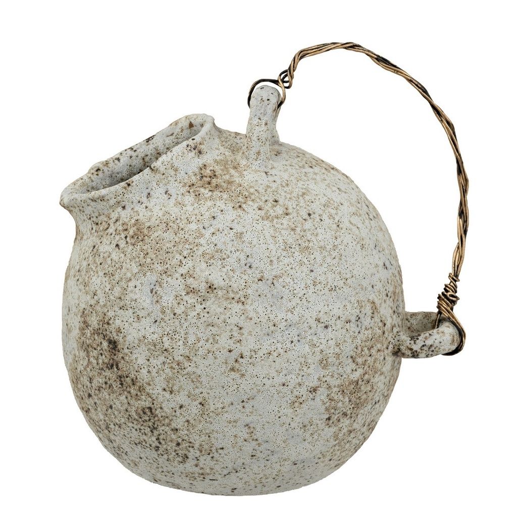 Hand Pulled Decorative jug - wire handle