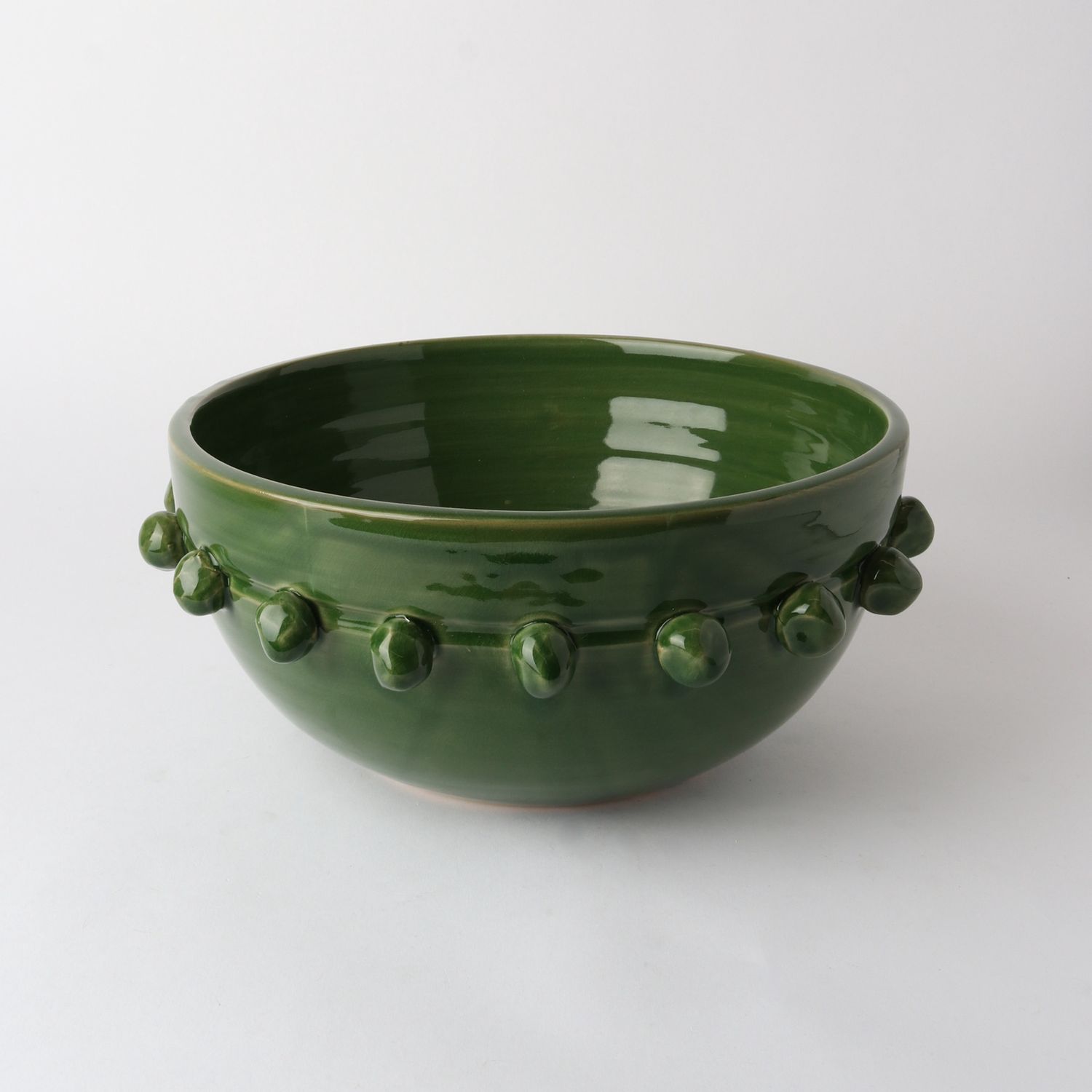 Terracotta Bowl 32x15 Green