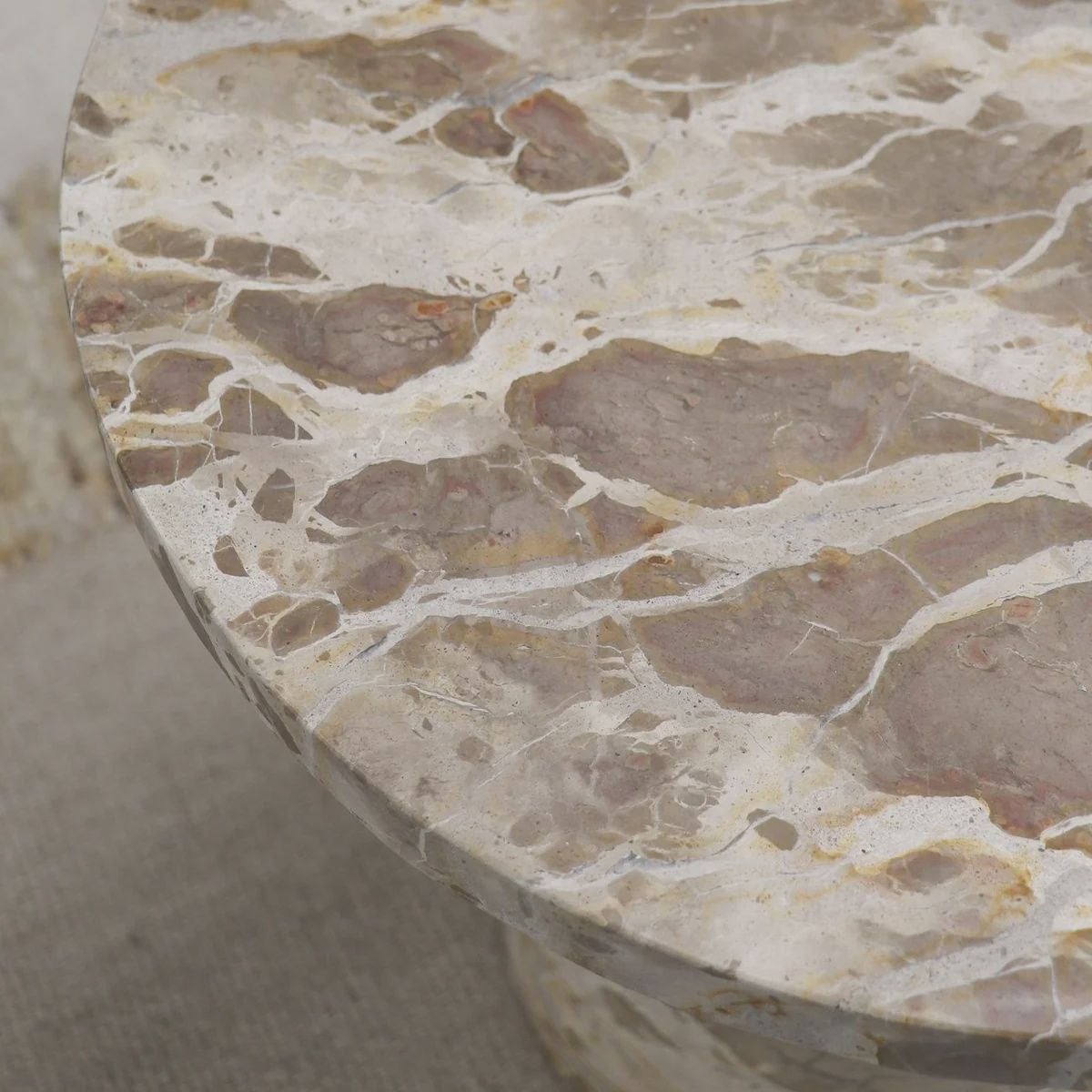 Boracay Side Table, Colour: Beige
