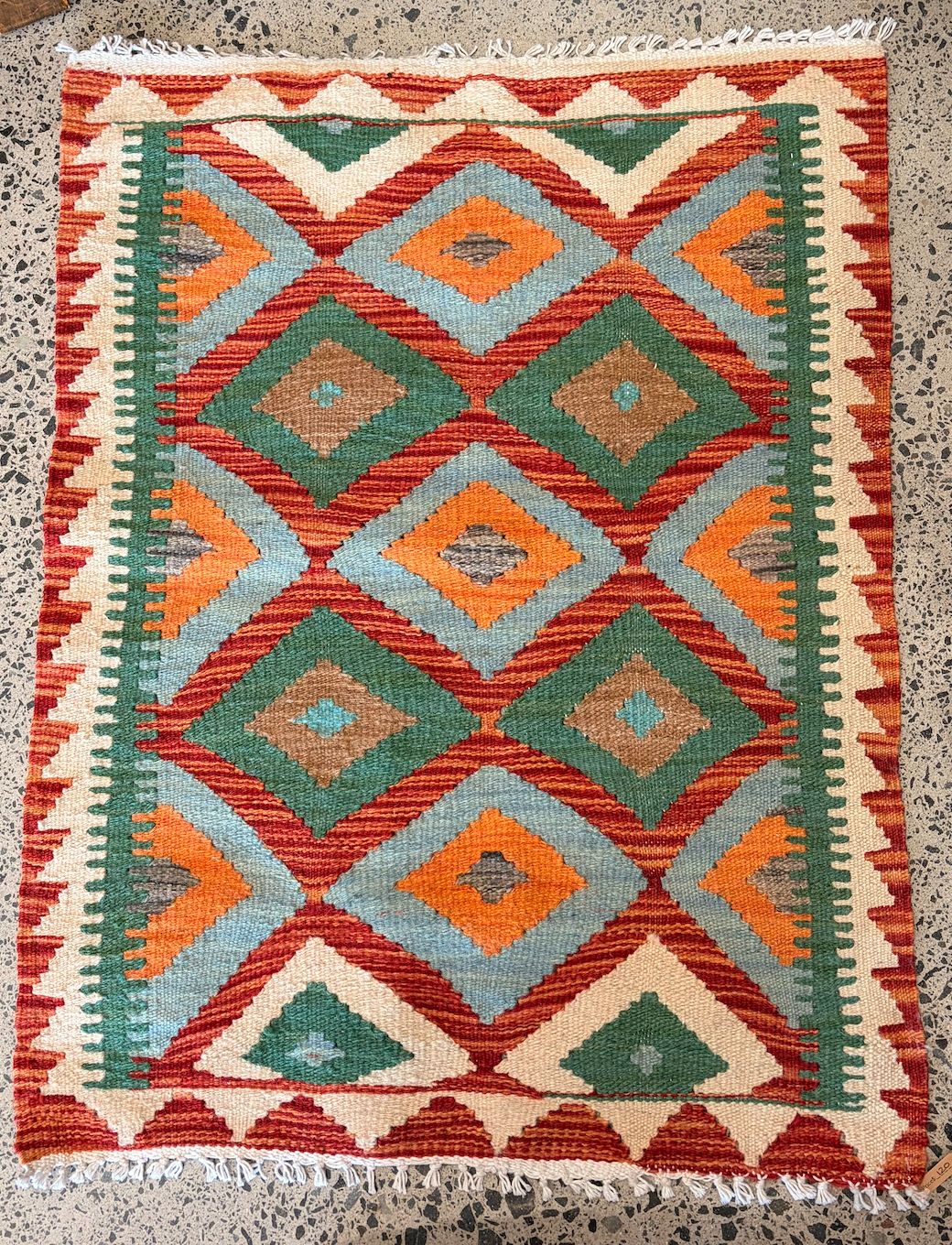 Woolen Colourful Door Mats, Colour: Multi Natural
