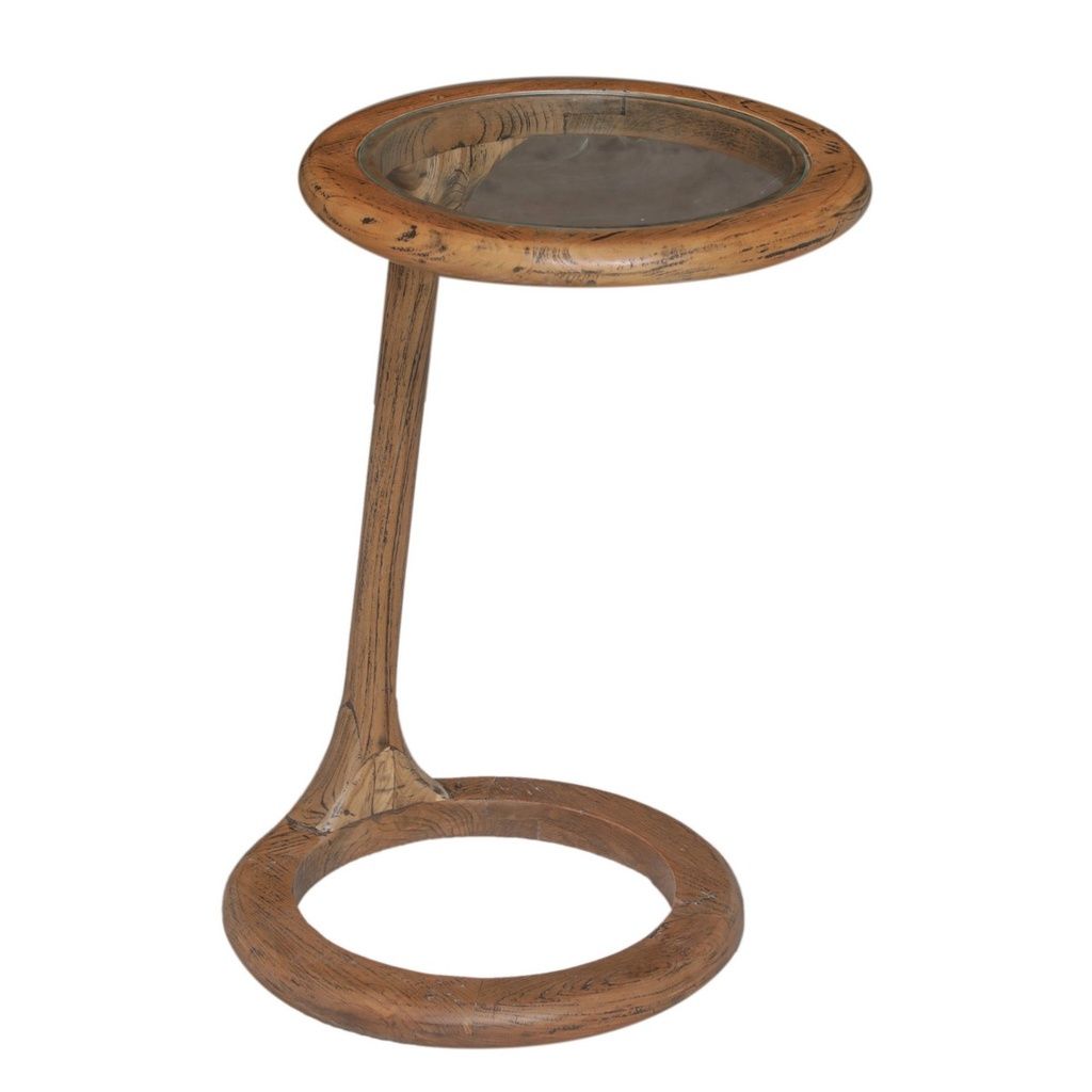 Solid Teak Drinks Table