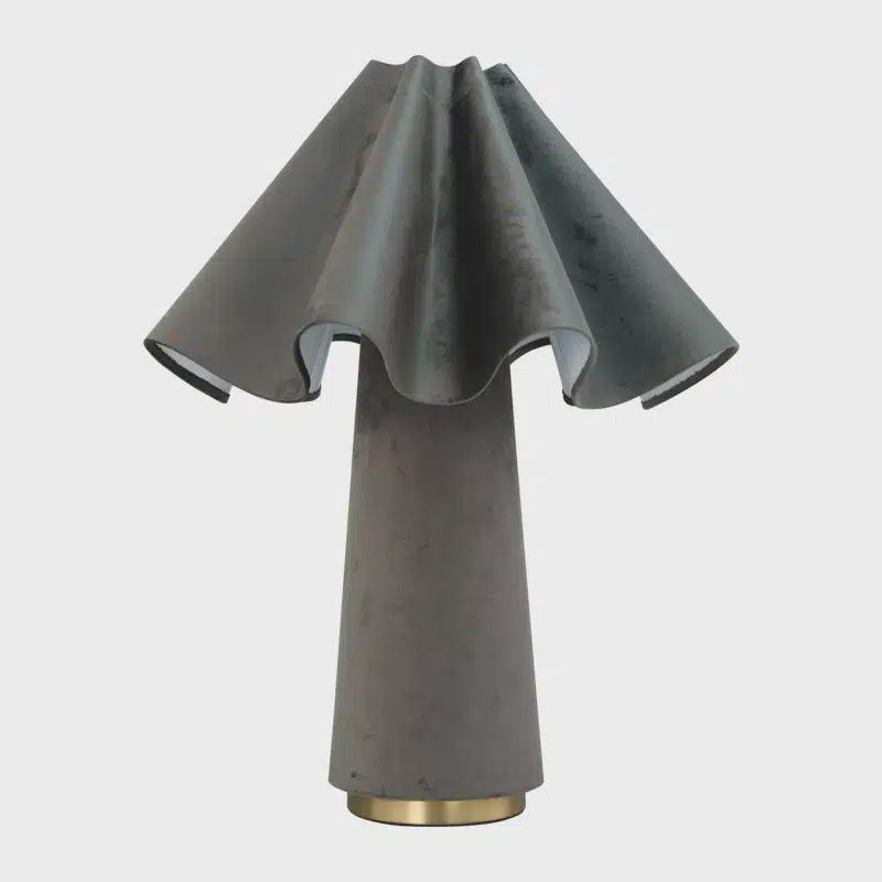 Maya Table Lamp - Blk/Blk Fan