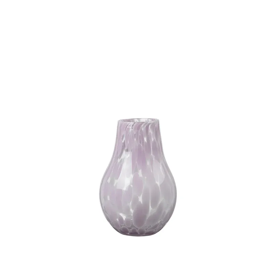 Ada Spot Vase, Colour: Lavender/Grey, Size: Small