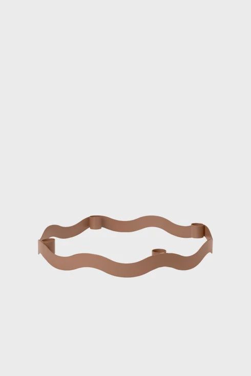 Halo Candleholder, Colour: Brown