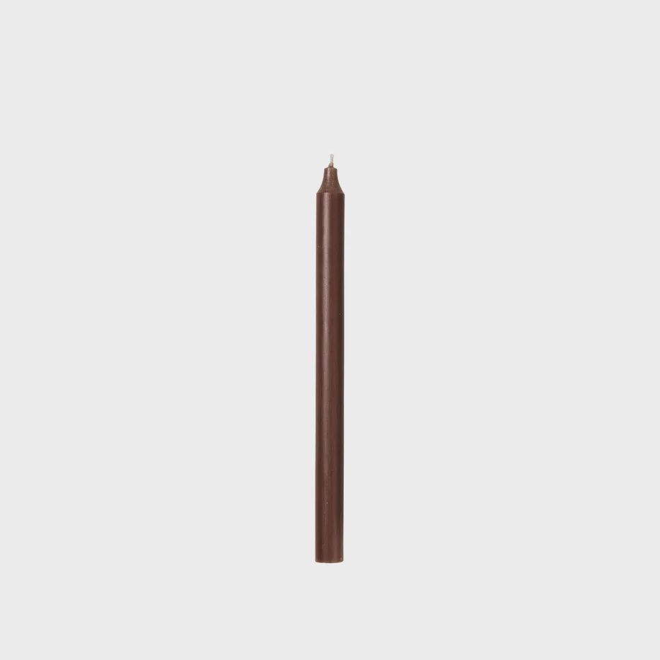 Broste candle taper S/8 H290, Colour: Dark brown