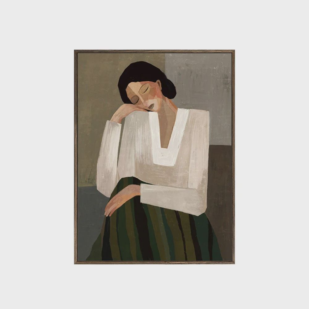 Rue - Hand Painted Framed