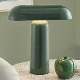 Larkin Iron LED Lamp + Charger, Colour: Olive