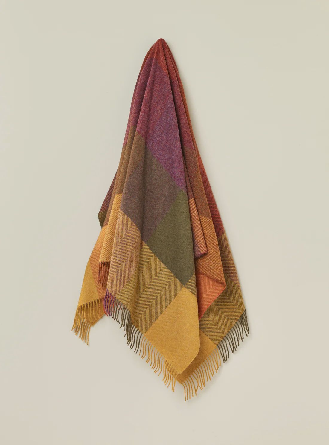 EWT Harlequin Autumn NZ Wool Throw NZ Wool