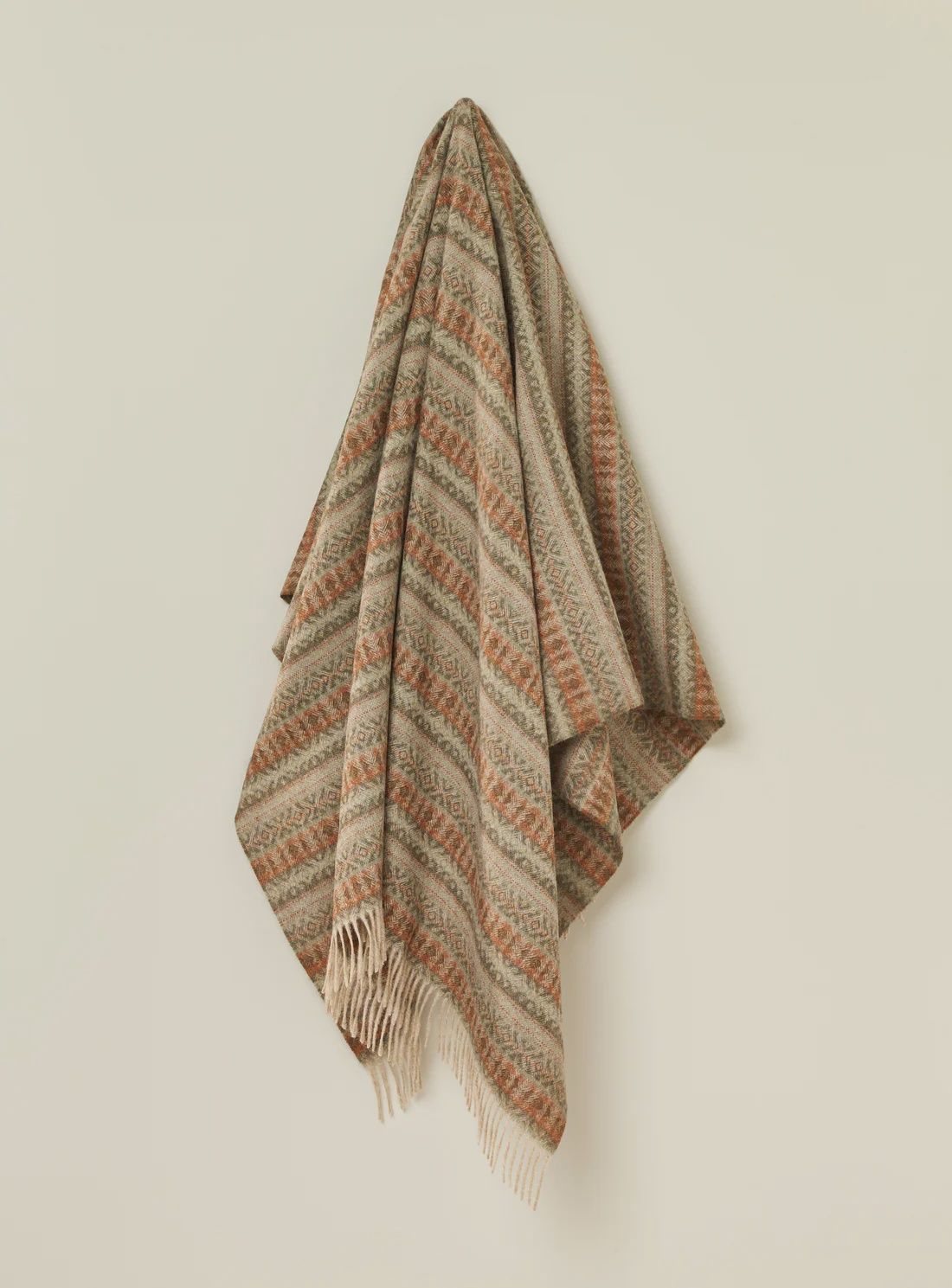 EWT Ayr Sage NZ Wool Throw