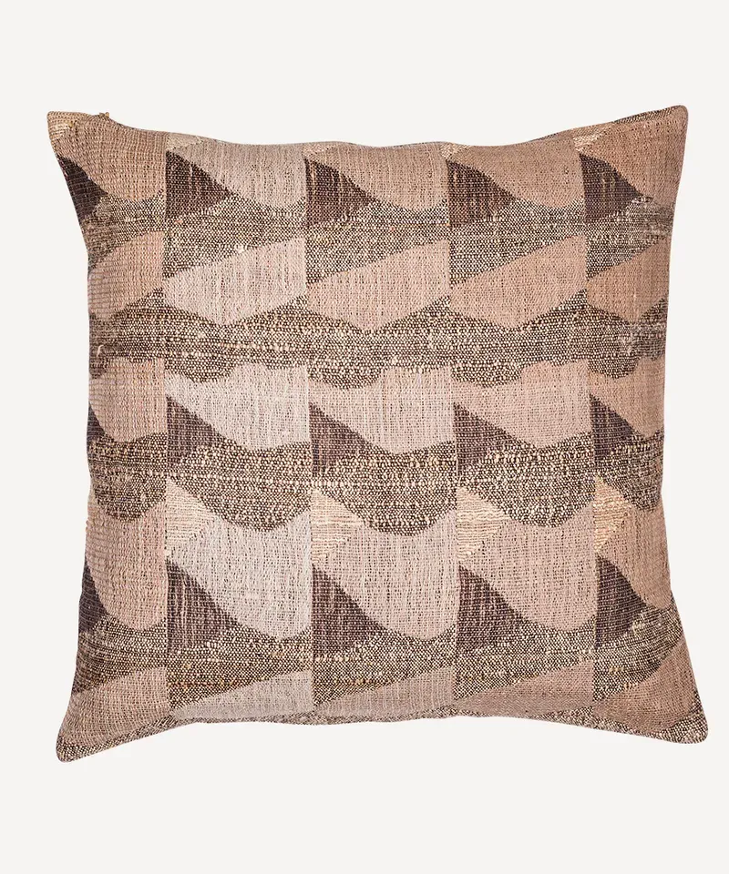 Waves wool/silk Cushion Cover