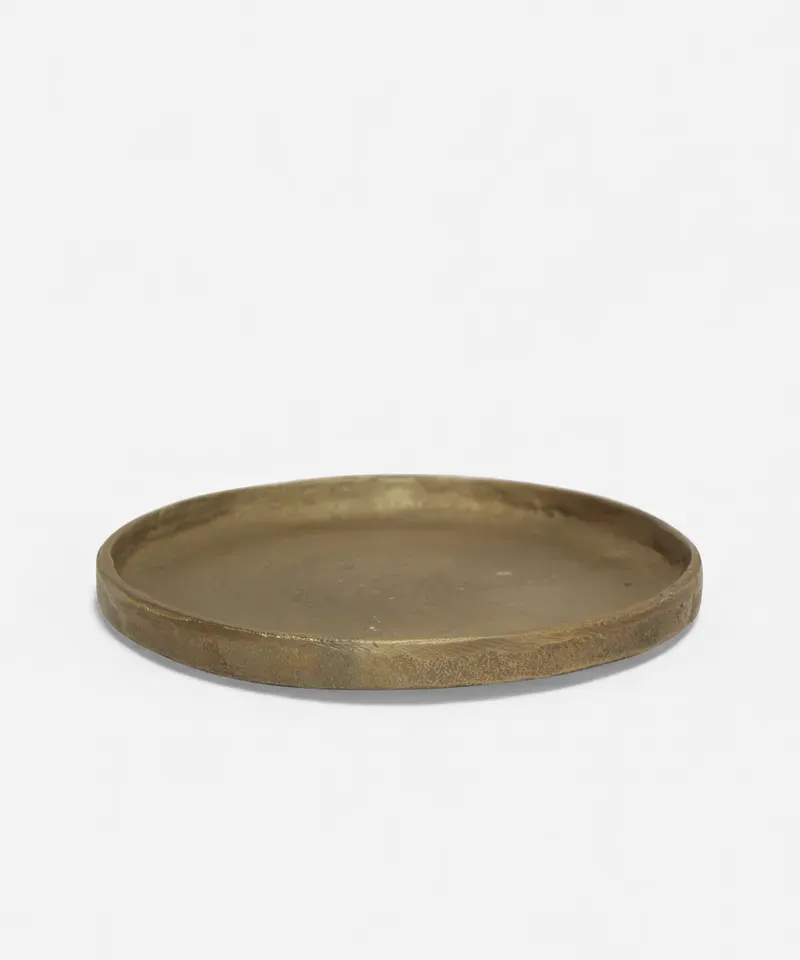 Hand Forged Brass Plate