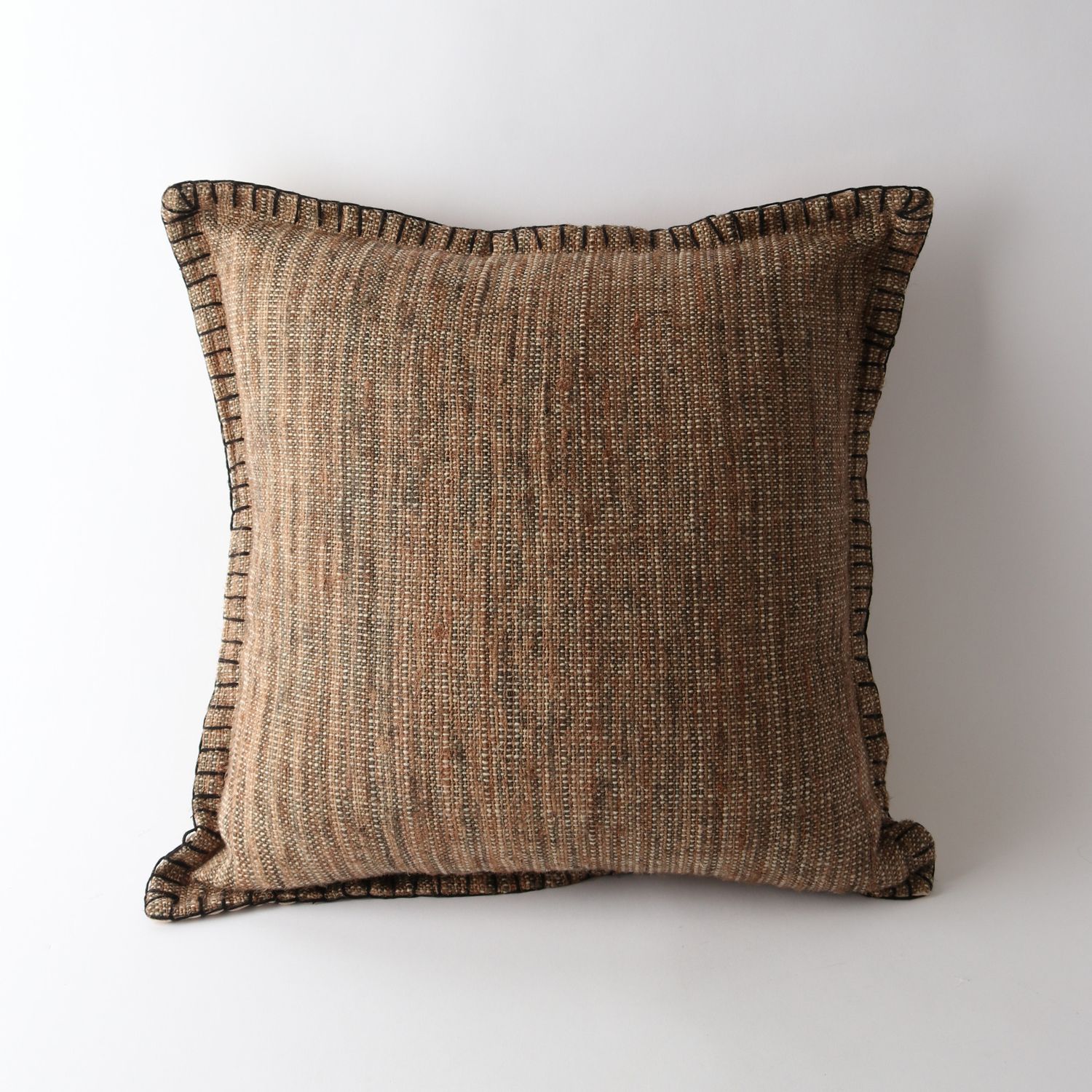 Handloom Cushion Coffee 50x50cm #4