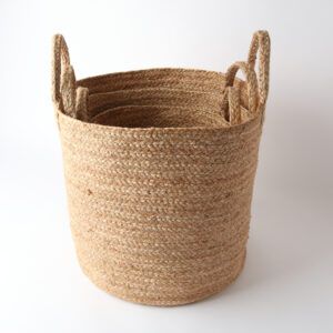 Jute Basket Round