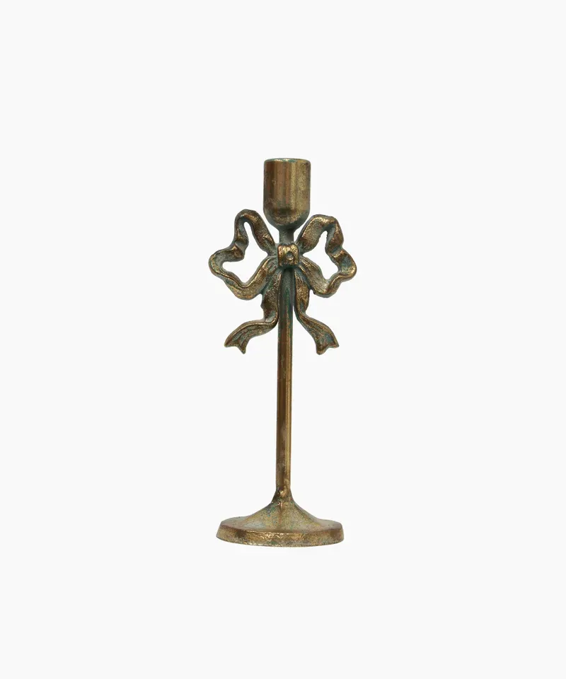 Bow Design Candleholder Medium