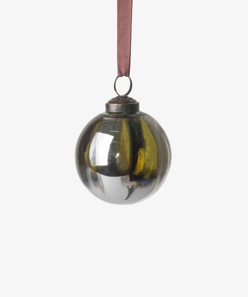 Mercury Stripe Bauble Green
