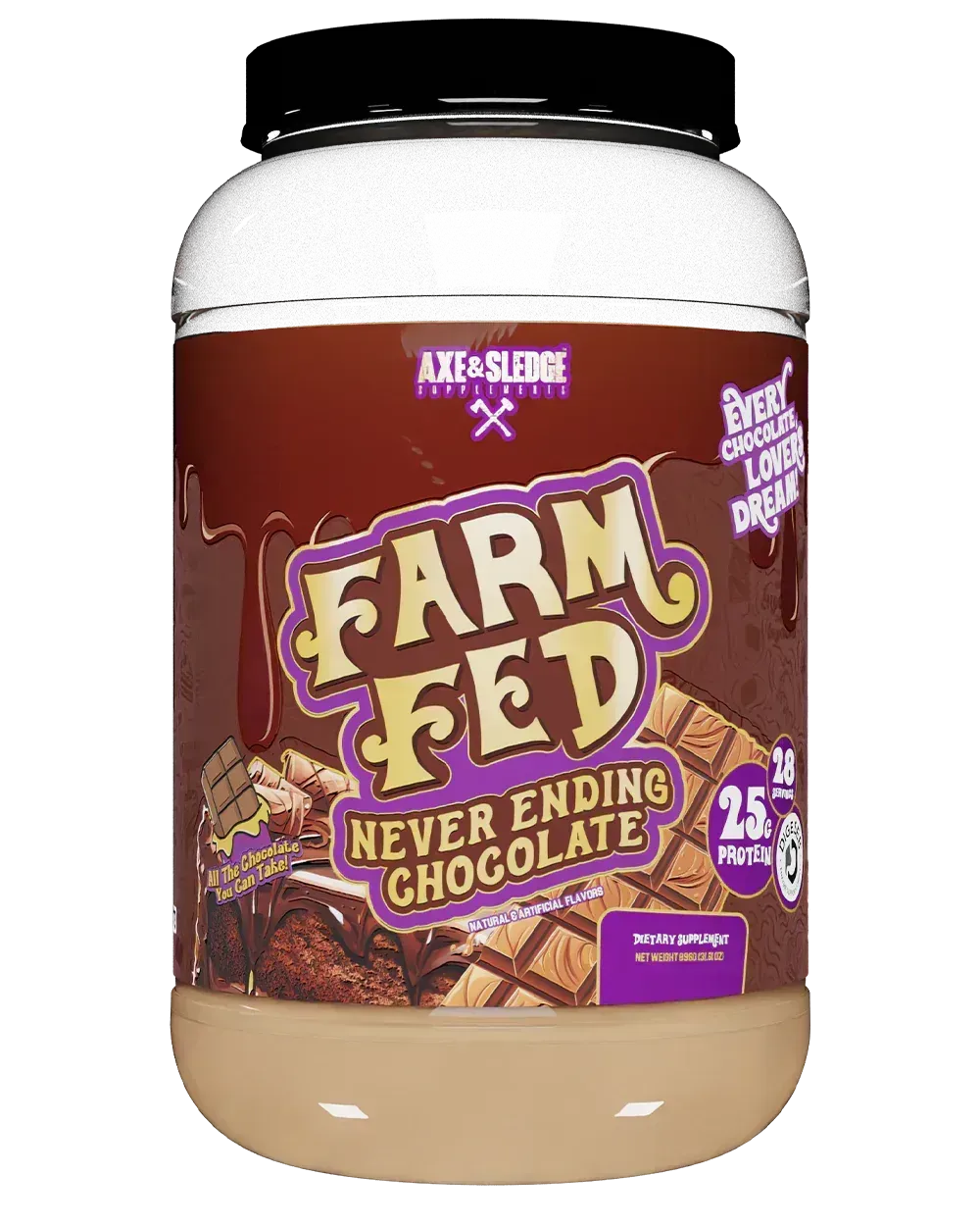 Axe & Sledge - Farm Fed // 25G PROTEIN Axe & Sledge - Farm Fed // 25G PROTEIN