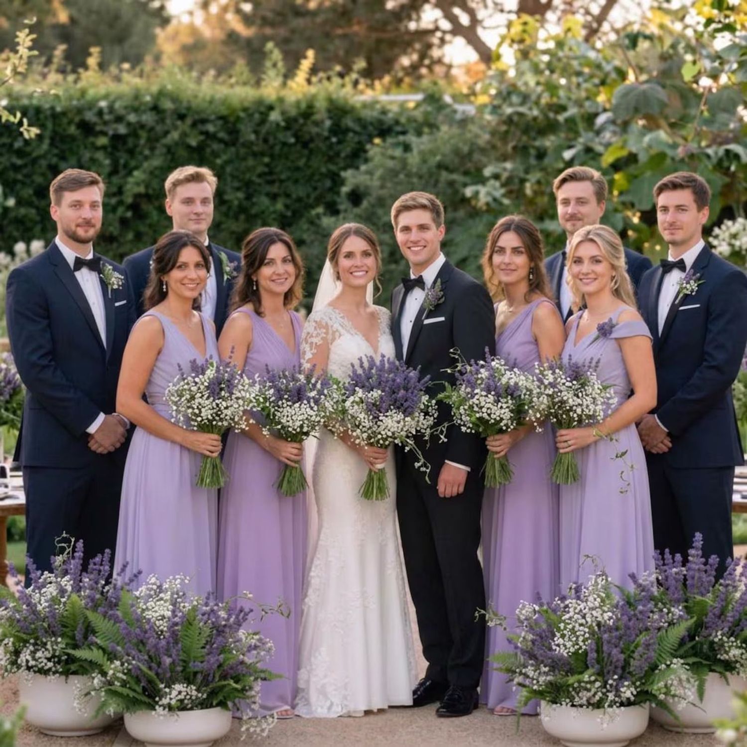 Lavender Bridal Bouquet I, Rustic Boho Wedding Flowers Arrangement, Wedding Favors